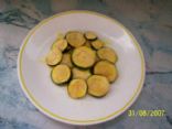 Fake Fried Zucchini (single serving)