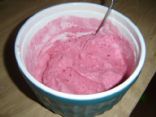 Raspberry Frozen Yoghurt