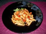 Spicy whole wheat veggie pasta