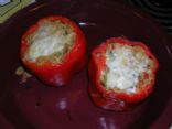 Quinoa Stuffed Red Peppers