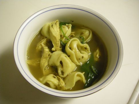 Audri's Curry Chicken Tortellini Soup