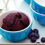 Fatfree and Sugarfree Blueberry Sorbet