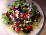 Garden Salad with Beets & Blueberries