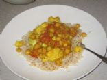 Curried Chick Peas