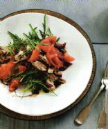 Cinnamon Chicken with Tomato & Fig Salad