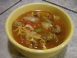 Italian Meatball Veggie Soup