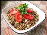 Mediterranean Lentil Sprout Salad (Raw)