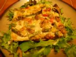 Spring Vegetable Quiche (231 calories per 6th)