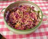 Red Cabbage, Carrot and Jicama Slaw