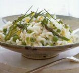 Asparagus and pea Risotto