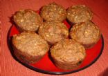 Banana Oatmeal Muffins with Flax Seeds & Walnuts