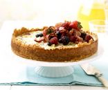 Cinnamon Bread Crust Quiche with Berries & Bacon