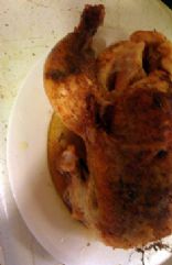 Oven Roasted Whole Chicken with Garlic and Three Pepper Spice Rub
