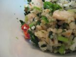 Chicken Spinach and Feta Brown Rice Bowl