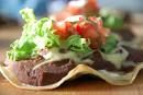 Black Refried Beans Tostadas