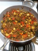 Salsa and Beef Stir Fry