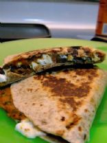 Pumpkin Black Bean Quesadilla 