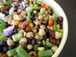 Sweet & Tangy Bean Salad