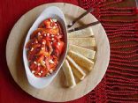 Roasted red peppers salad