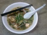 Tofu Vegetable Soup with Bean Thread Noodles