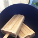 Peanut butter banana breakfast popsicles