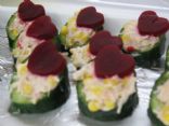 Valentine Cucumber Treat