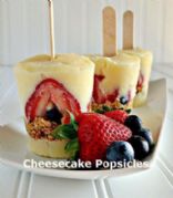 Cheesecake & Berries Popsicle