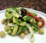 Avocado Salad with Chickpeas & Tomatoes