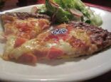 Lo Carb Cheese Crust with bacon Pizza