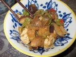 Sweet and Spicy Chinese Eggplant (with Chicken)
