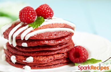 Red Velvet Pancakes