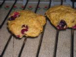 Gluten free Cranberry Orange Cornmeal Cookies