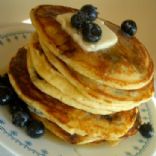 Mixed Berry Cornmeal Pancakes