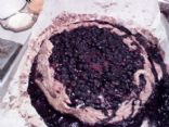 Blueberry and Blackberry Galette with Cornmeal Crust