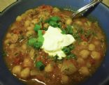 Chickpeas in Spicy Tomato Gravy