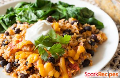 Quinoa-Black Bean Casserole