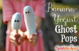 Banana-Yogurt Ghosts (Healthy Halloween Popsicles)