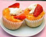 Pineapple Angel Food Cupcakes