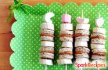 Peanut Butter-Banana Sandwich Kabobs