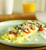 Spinach, Tomato & Feta Omelette