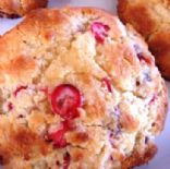 Scones w/fresh cranberries