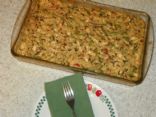 Creamy chicken, wild rice and veggie casserole