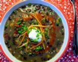 Fat Free Low Cal Refried Black Bean Soup