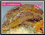  Grilled Chicken breast with crunchy oat crust.