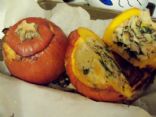 Thanksgiving casserole stuffed pumpkin