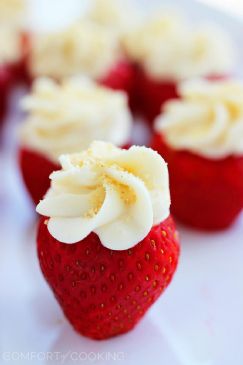 Cheesecake Stuffed Strawberries