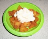 Nixie's faux Apple Pie ala Mode!