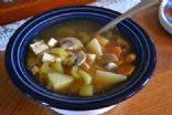 Hearty Vegetable Tofu Quinoa Soup