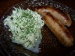 Creamy Apple Cider Cucumber Salad