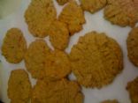 Whole Wheat Flax seed Peanut Butter Oat Meal Cookies